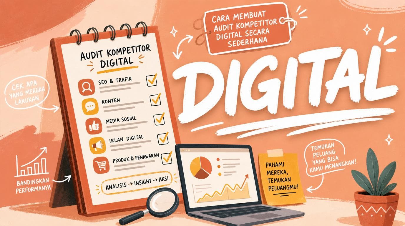 Cara Membuat Audit Kompetitor Digital Secara Sederhana
