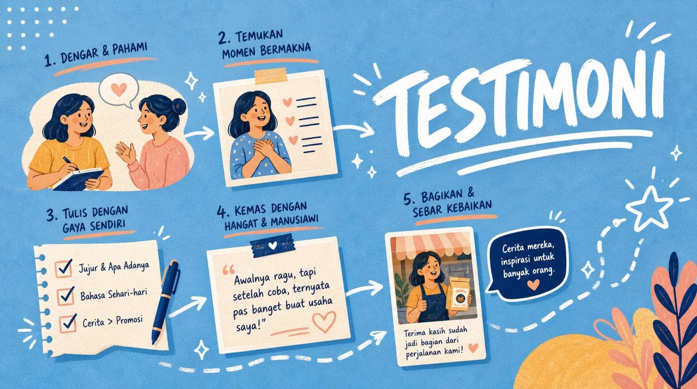 Cara Membuat Konten Testimoni yang Tidak Kaku
