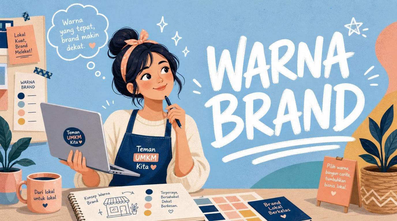 Cara Memilih Warna Brand untuk Bisnis Lokal