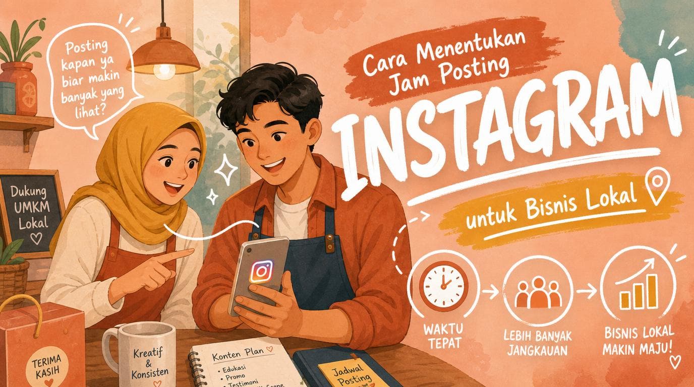 Cara Menentukan Jam Posting Instagram untuk Bisnis Lokal