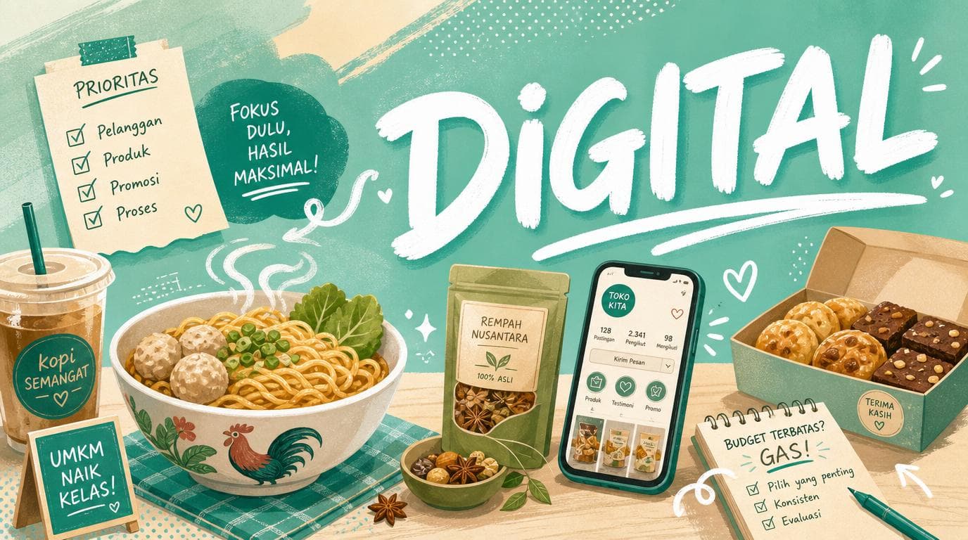 Cara Menentukan Prioritas Digital UMKM saat Budget Terbatas