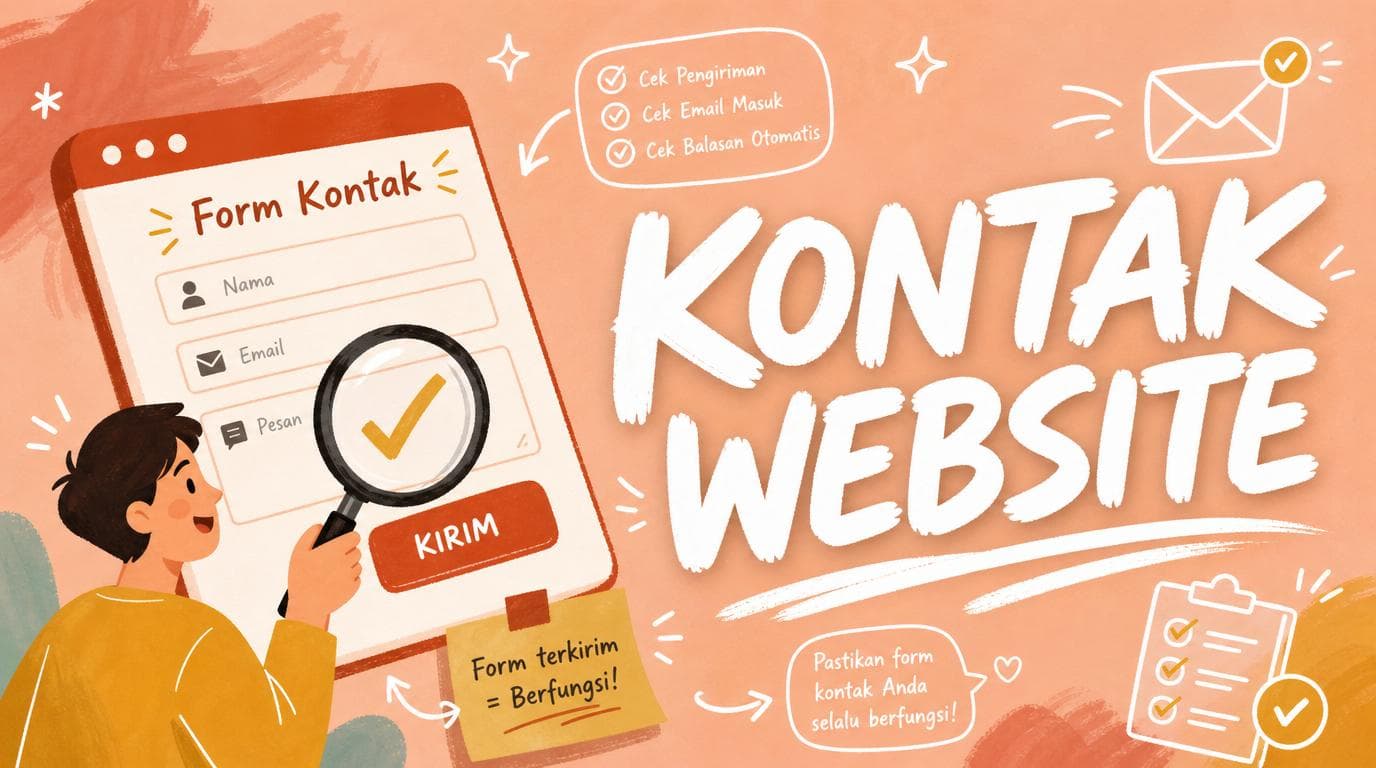 Cara Mengecek Form Kontak Website Masih Berfungsi