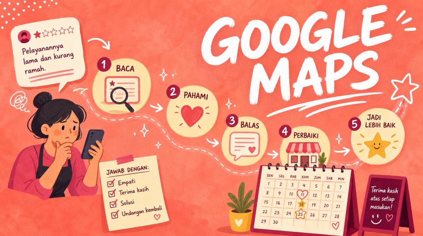 Cara Menjawab Review Negatif di Google Maps
