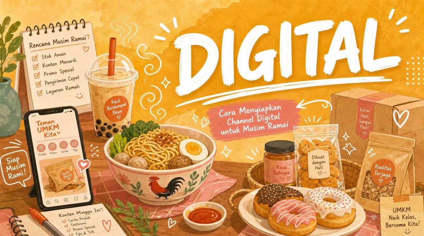 Cara Menyiapkan Channel Digital untuk Musim Ramai