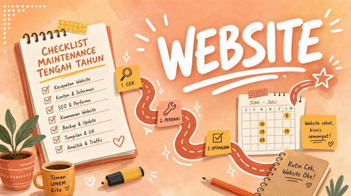 Checklist Maintenance Website Tengah Tahun