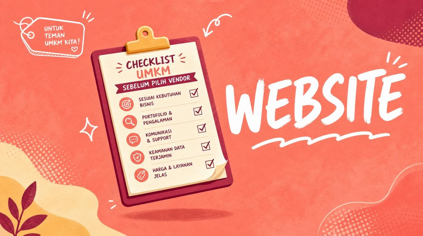 Checklist Website UMKM Sebelum Pilih Vendor