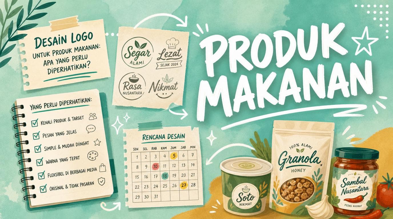 Desain Logo untuk Produk Makanan: Apa yang Perlu Diperhatikan?