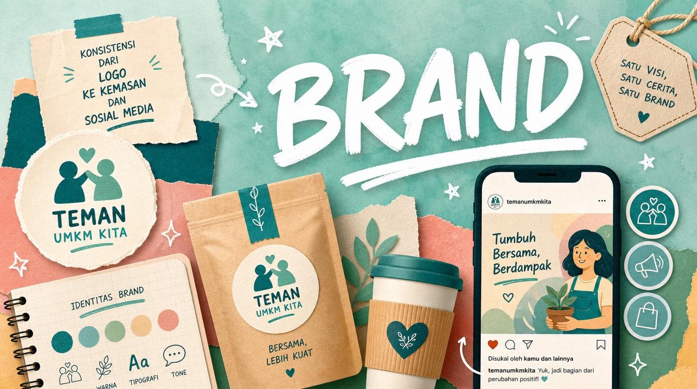 Konsistensi Brand dari Logo ke Kemasan dan Sosial Media