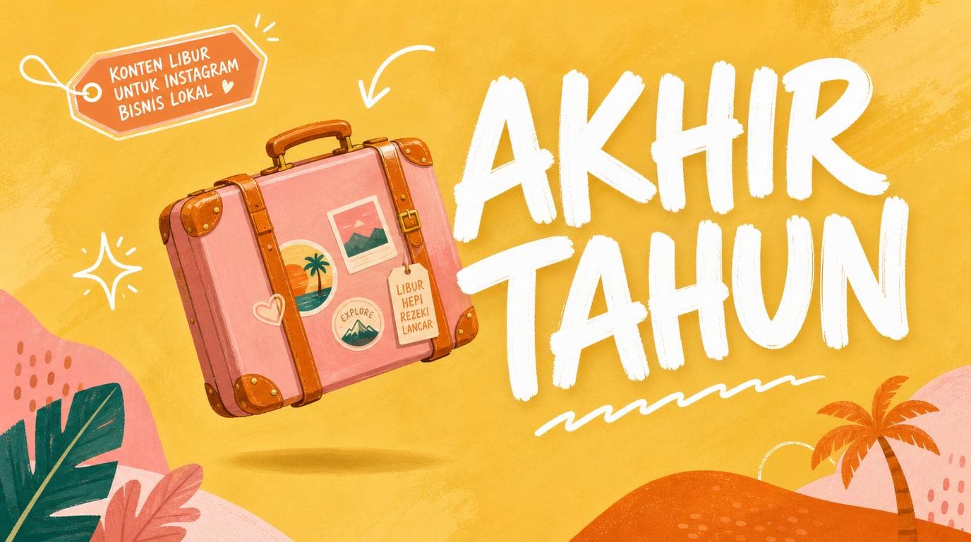 Konten Libur Akhir Tahun untuk Instagram Bisnis Lokal