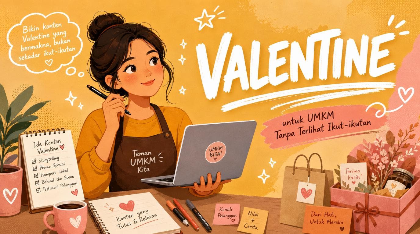 Konten Valentine untuk UMKM Tanpa Terlihat Ikut-Ikutan