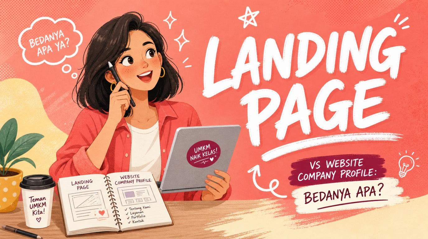 Landing Page vs Website Company Profile: Bedanya Apa?