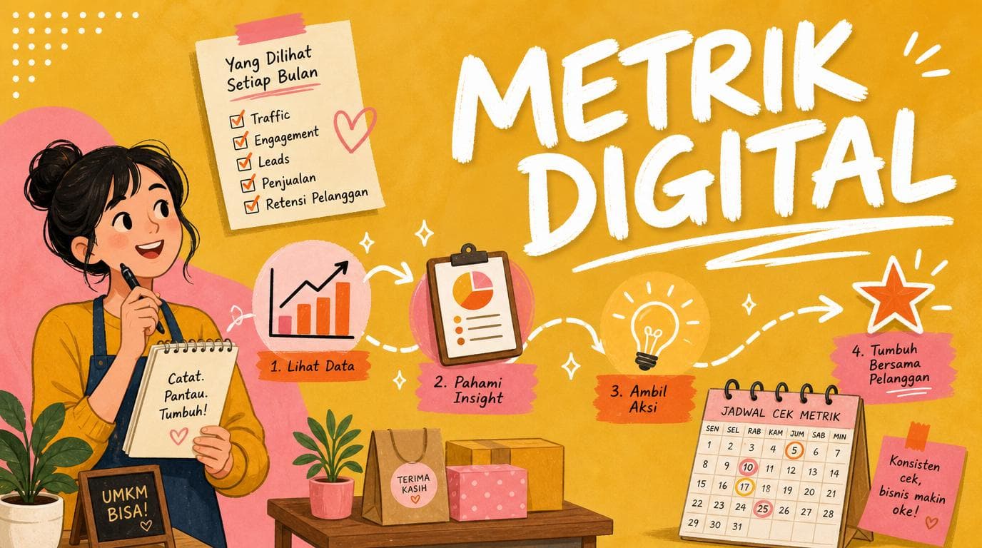 Metrik Digital yang Perlu Dilihat Pemilik Bisnis Setiap Bulan
