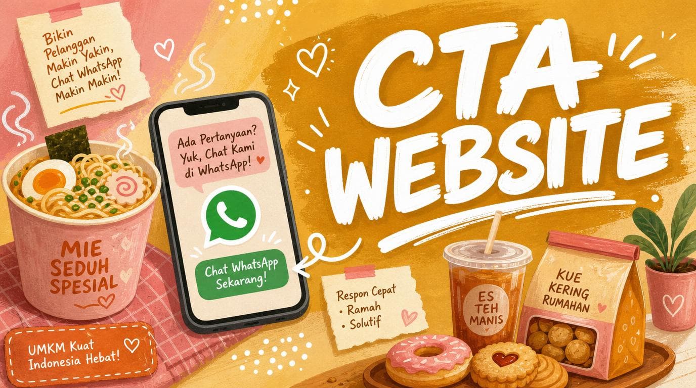 Tombol WhatsApp di Website: Teks CTA yang Lebih Meyakinkan