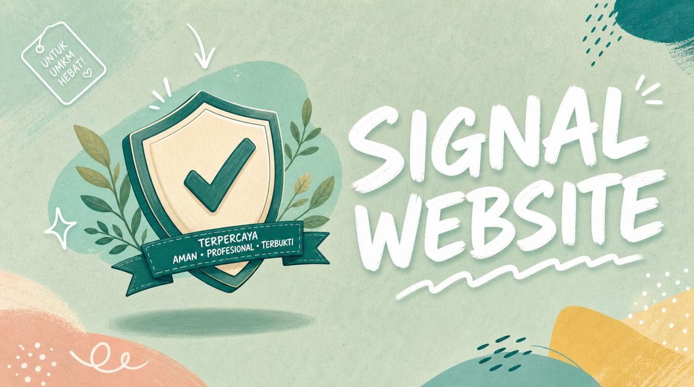 Trust Signal di Website UMKM: Apa yang Membuat Orang Yakin?