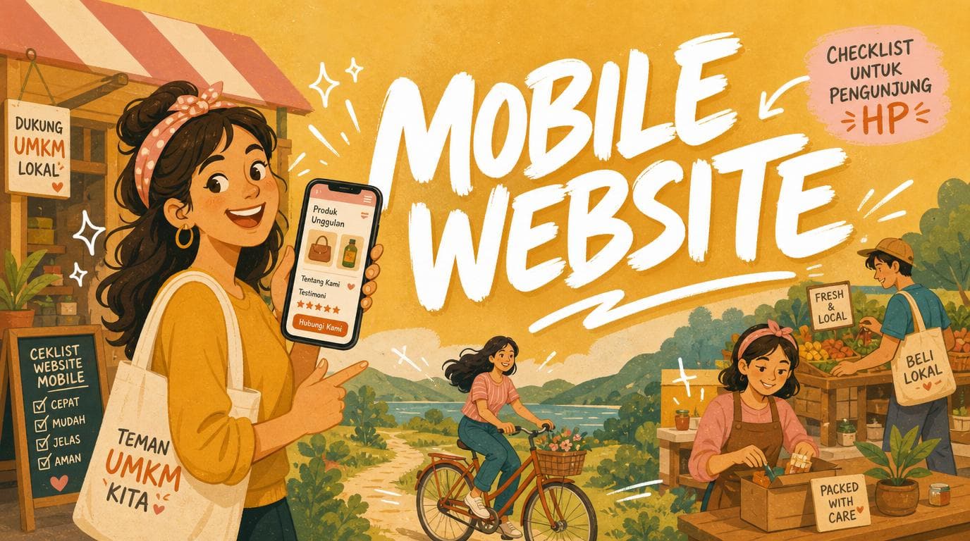 UX Mobile Website UMKM: Checklist untuk Pengunjung HP