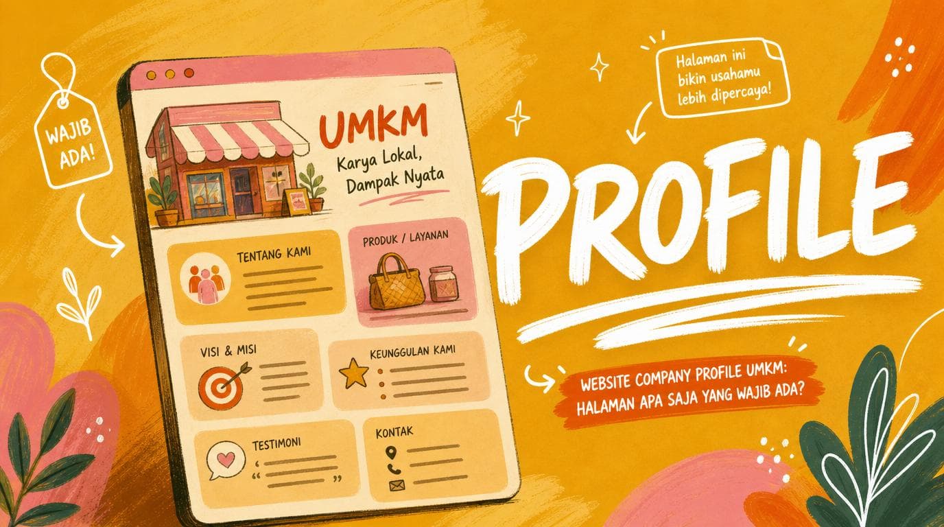 Website Company Profile UMKM: Halaman Apa Saja yang Wajib Ada?