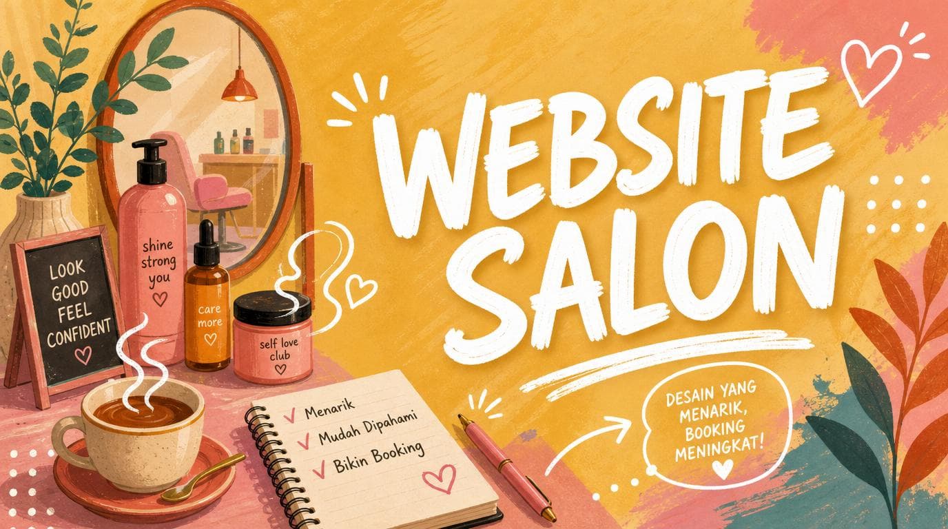 Website untuk Beauty dan Salon: Struktur yang Membuat Orang Booking