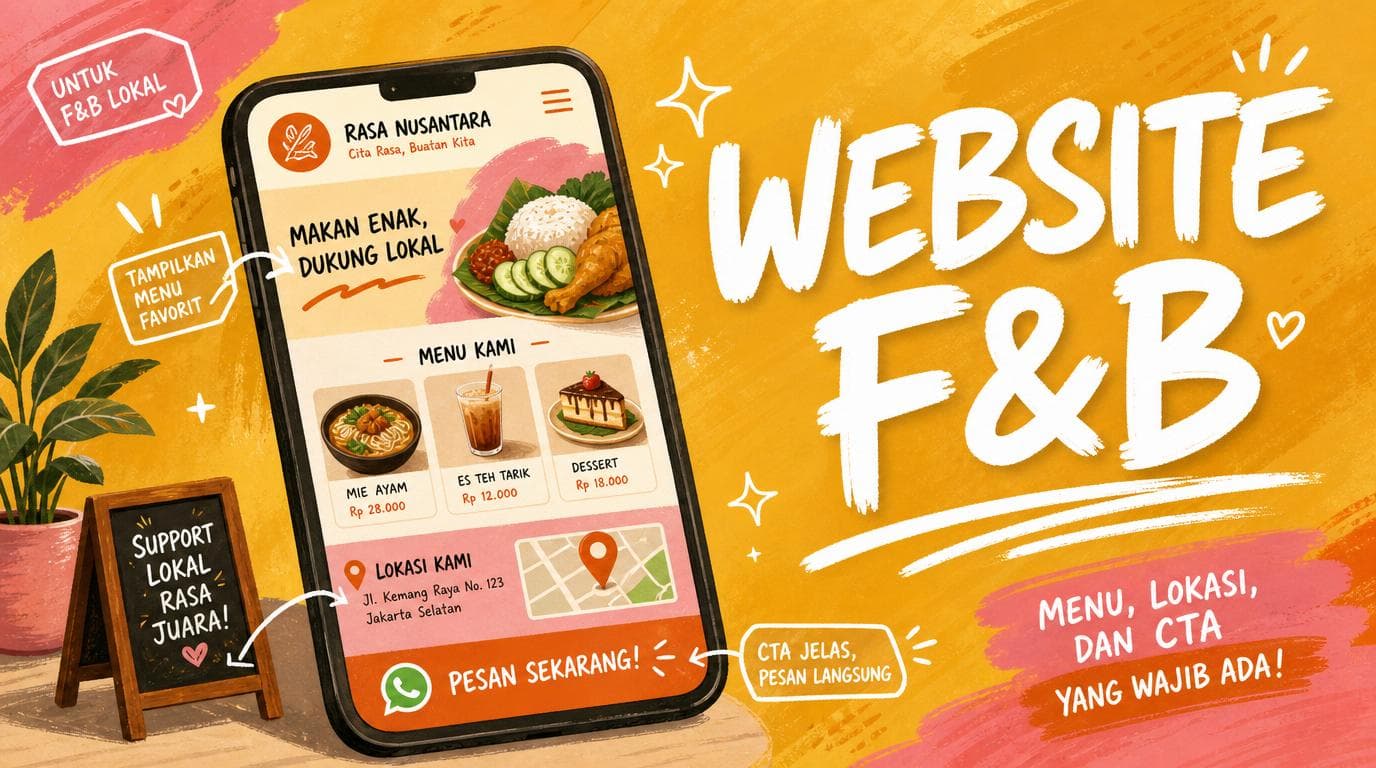Website untuk F&B Lokal: Menu, Lokasi, dan CTA yang Wajib Ada